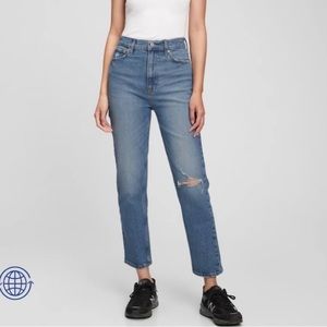 Gap Sky High Rise Cheeky Straight Jeans with Washwell - size 31
